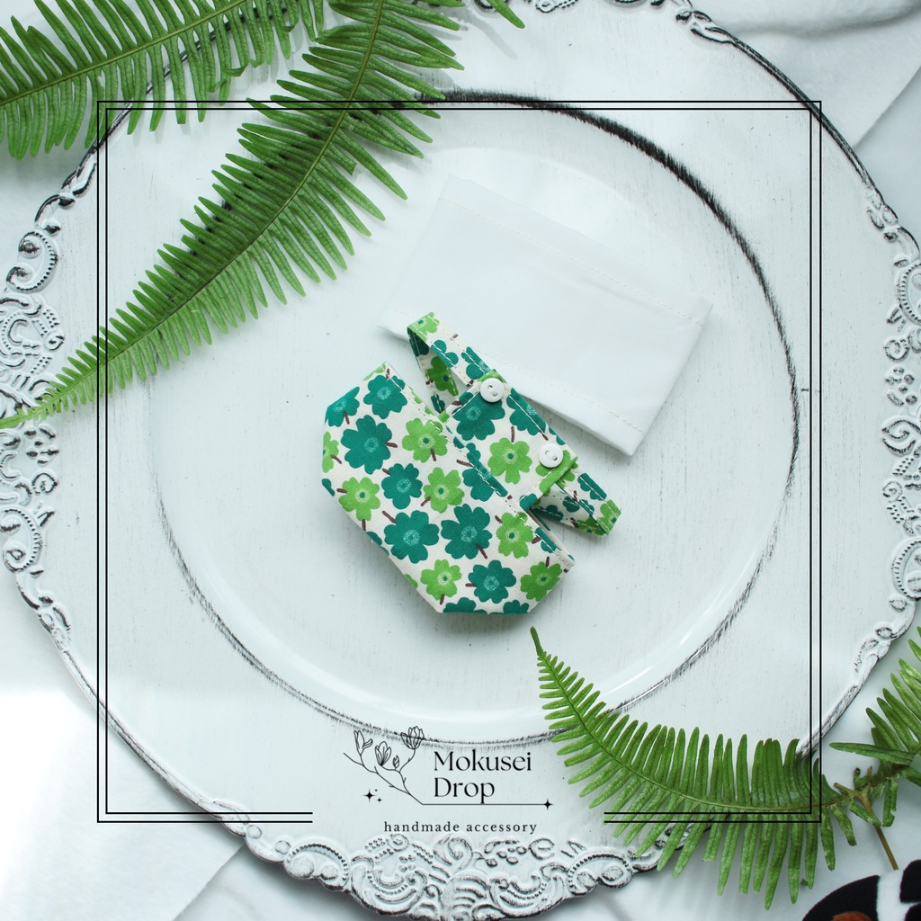【即納品】クローバーのサロペットset🍀