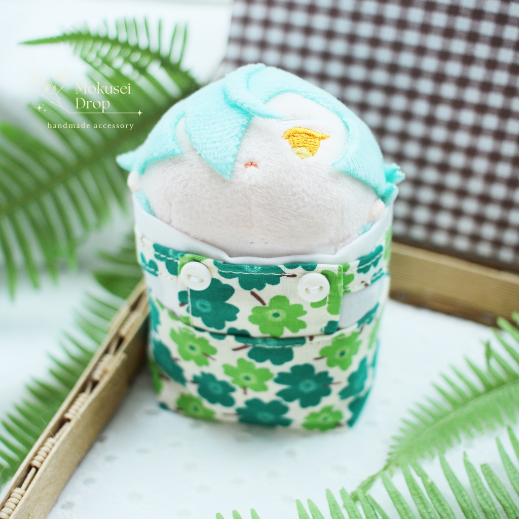 【即納品】クローバーのサロペットset🍀