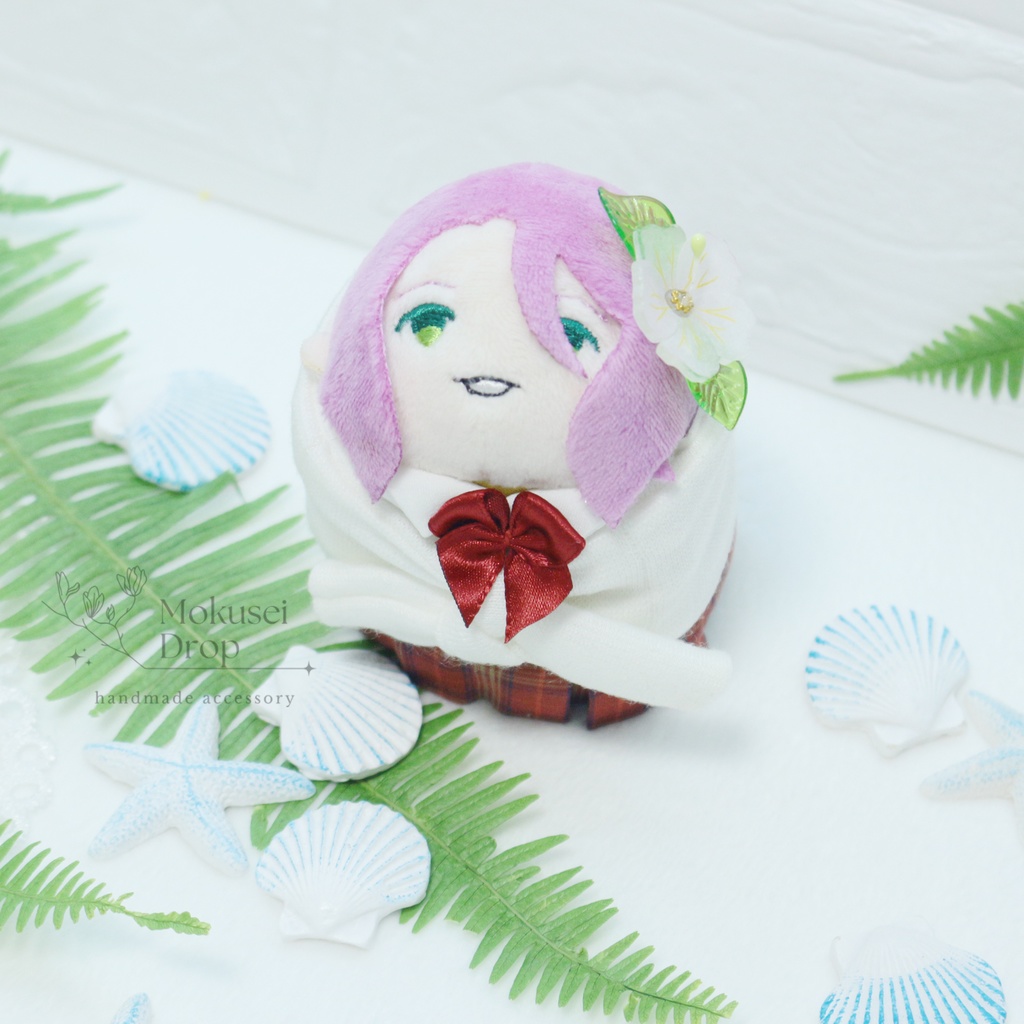 【即納品】ちょこんとふらわー ハイビスカス・白