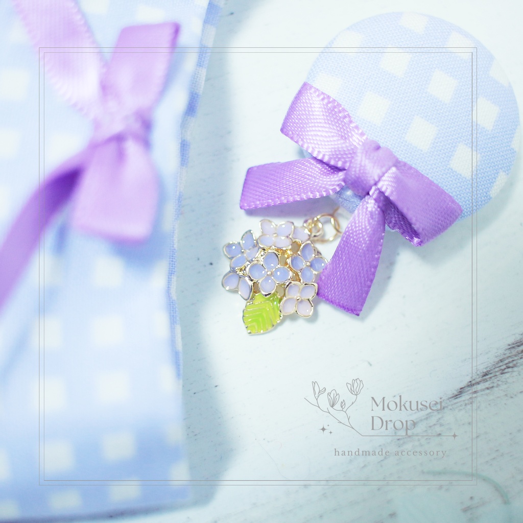 【即納品】梅雨の紫陽花わんぴぃす。