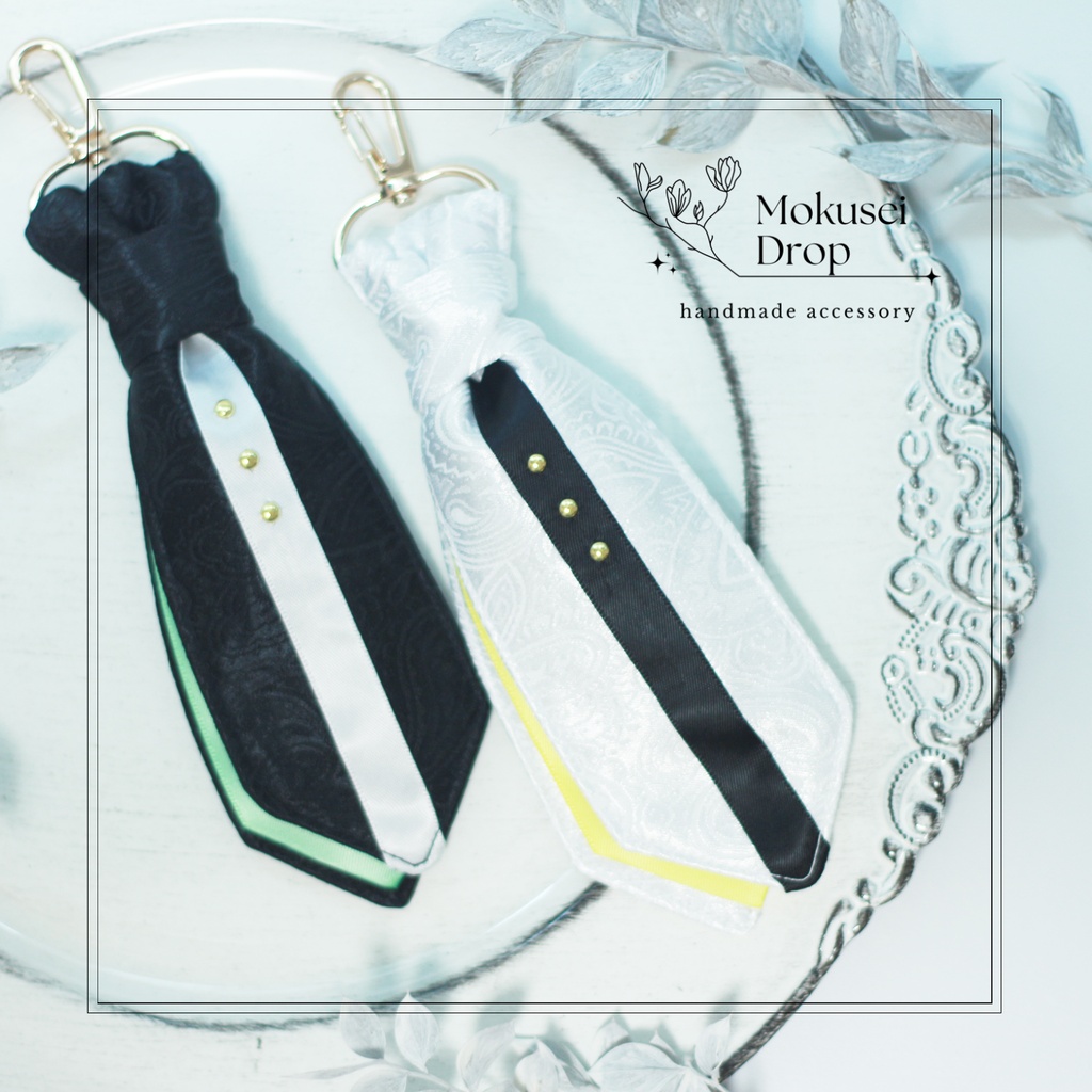 【即納品】ネクタイ型バックチャーム　髭切・膝丸