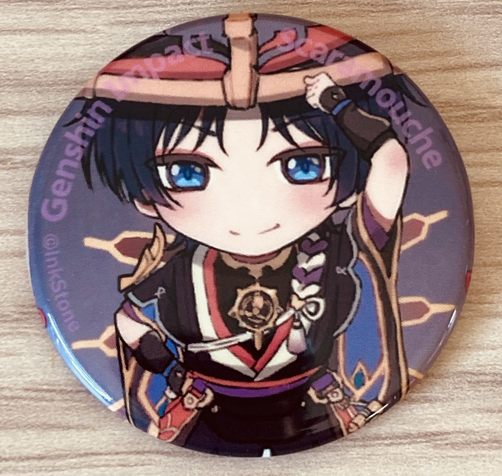 原神スカラマシュ　缶バッジ