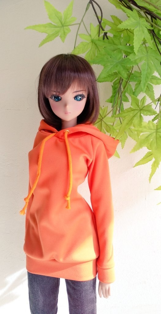 DD、スマートドールサイズのロング丈パーカー