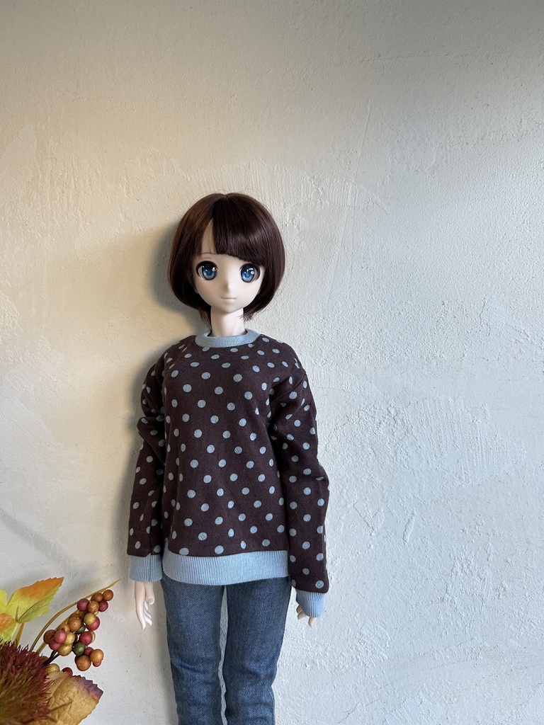 オビツ50、AZO2、GGR50サイズのゆったりトレーナー