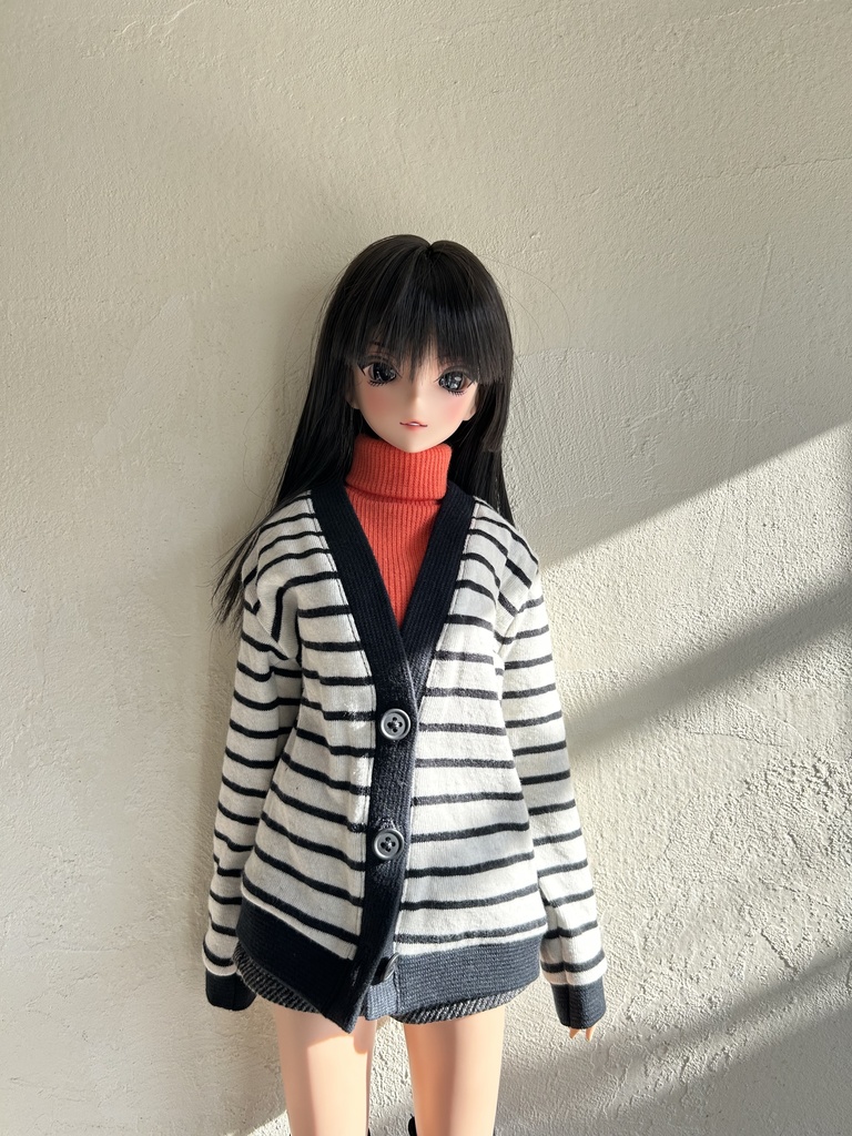 スマートドール、DD、AZO2、GGR50サイズのカーディガン