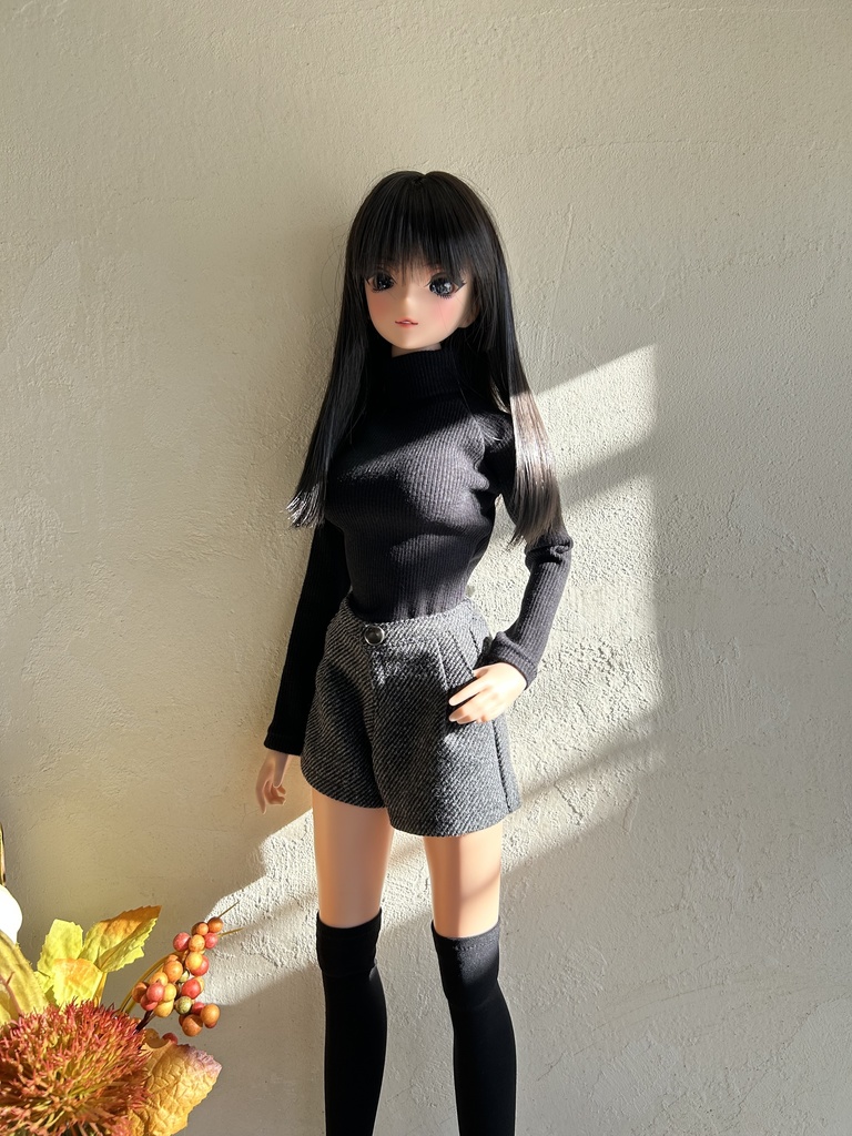 スマートドールサイズのタートルネックセーター