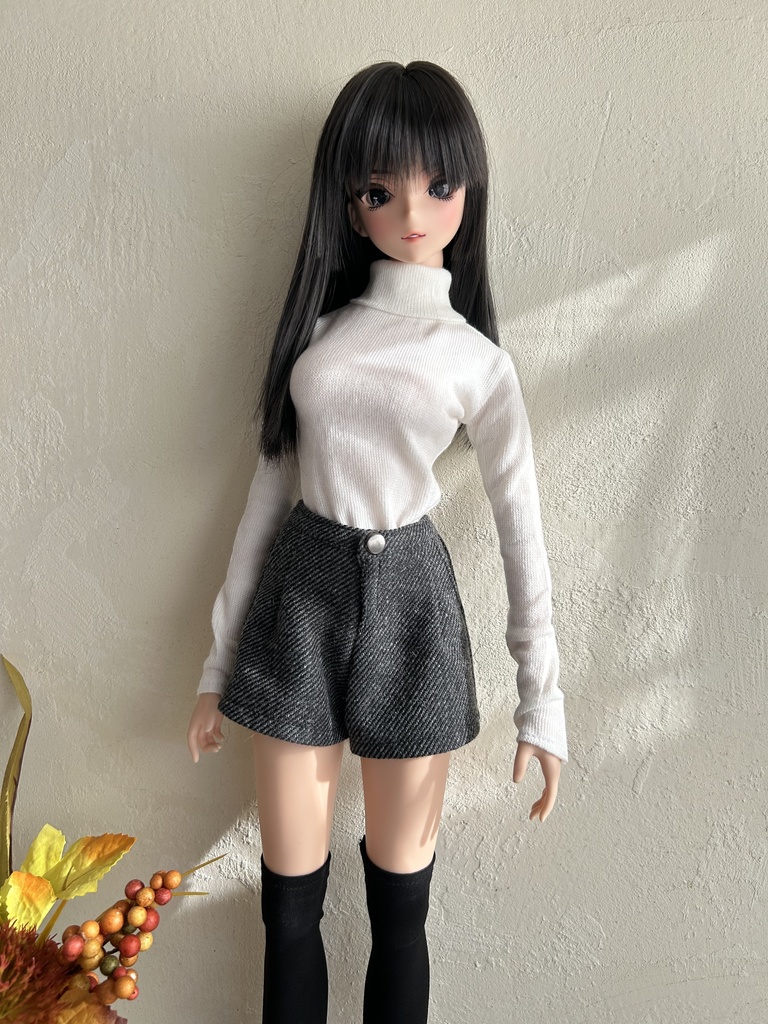 スマートドールサイズのタートルネックセーター