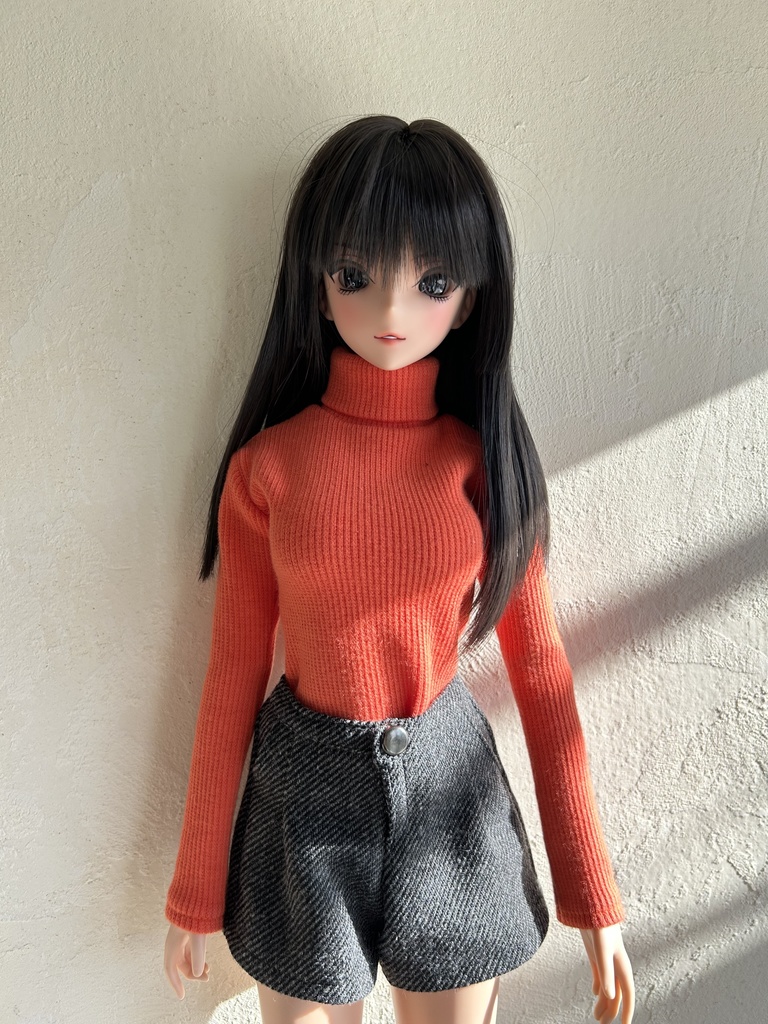 スマートドールサイズのタートルネックセーター