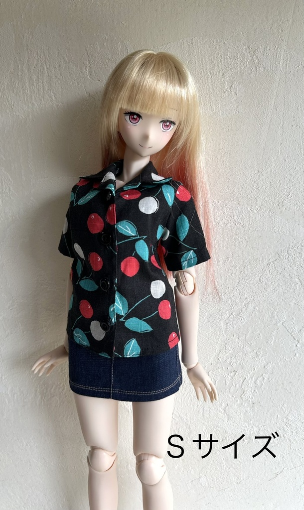 50〜60㎝ドールサイズのアロハシャツ
