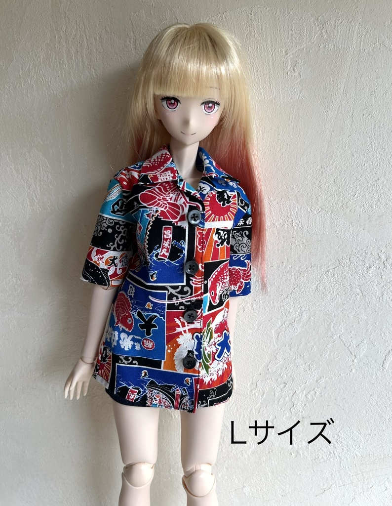 50〜60㎝ドールサイズのアロハシャツ