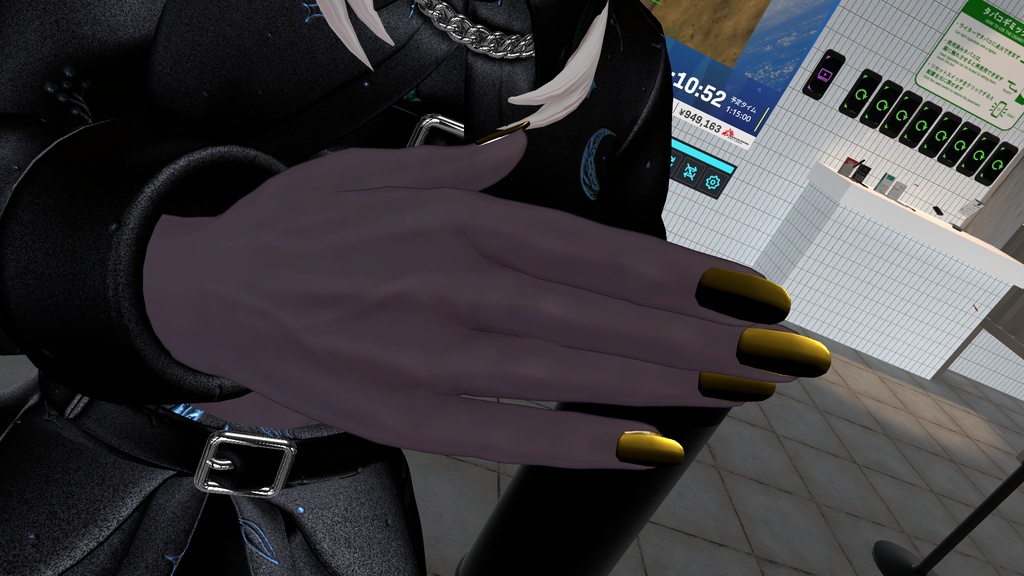 【対応と色追加!】メタリックっぽいネイル