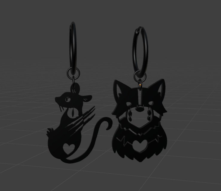 【午追加!】どうぶつさん?のピアス