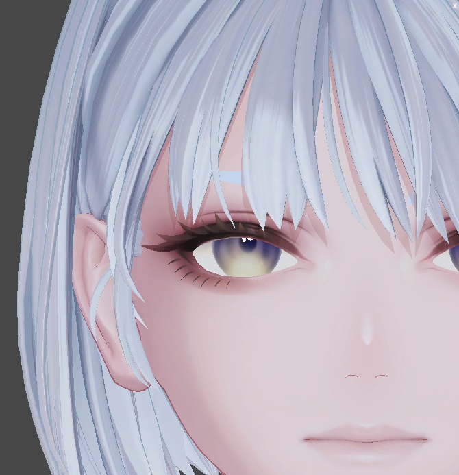 【無料】深澄ちゃんの目と眉毛の色を変えるマスク