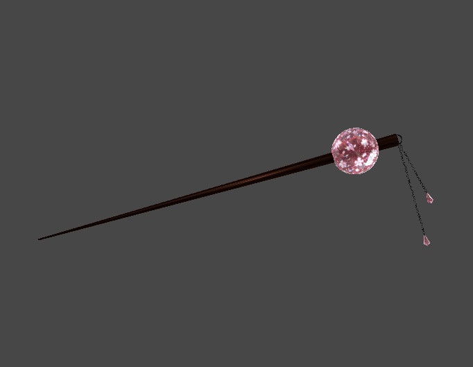 トンボ玉っぽい簪