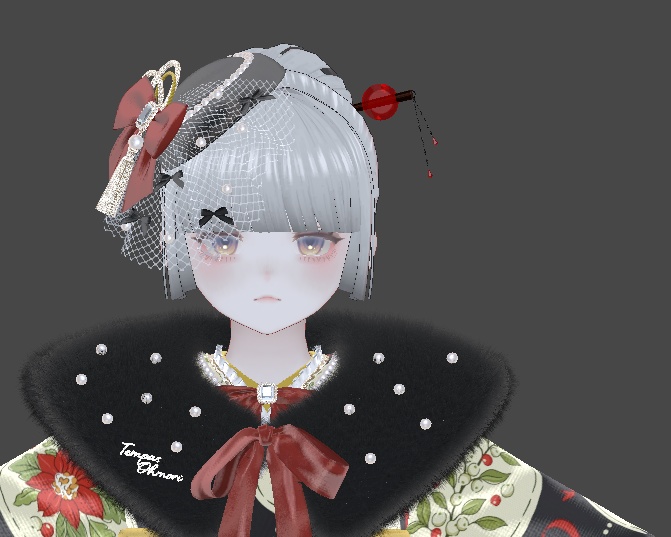 トンボ玉っぽい簪