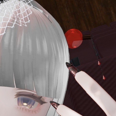 トンボ玉っぽい簪