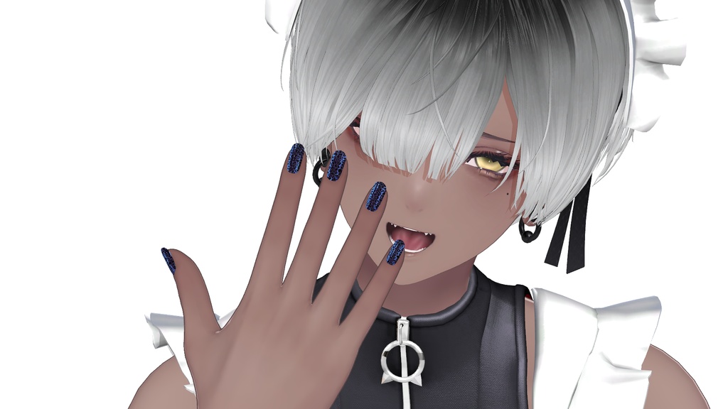 泣夜対応 シンプルネイルチップ