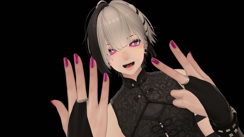 泣夜対応 シンプルネイルチップ