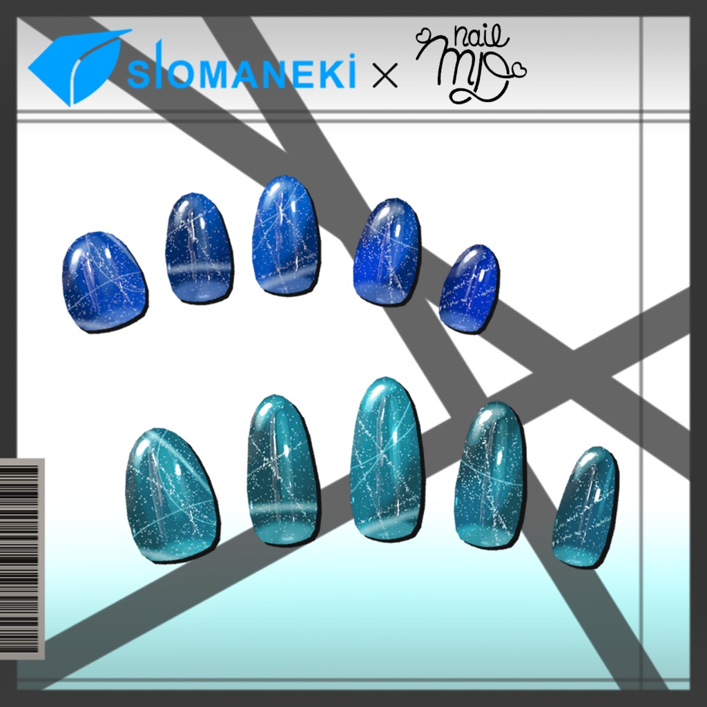 「MDollnail」【ストリア -Stria-対応】night sky nail