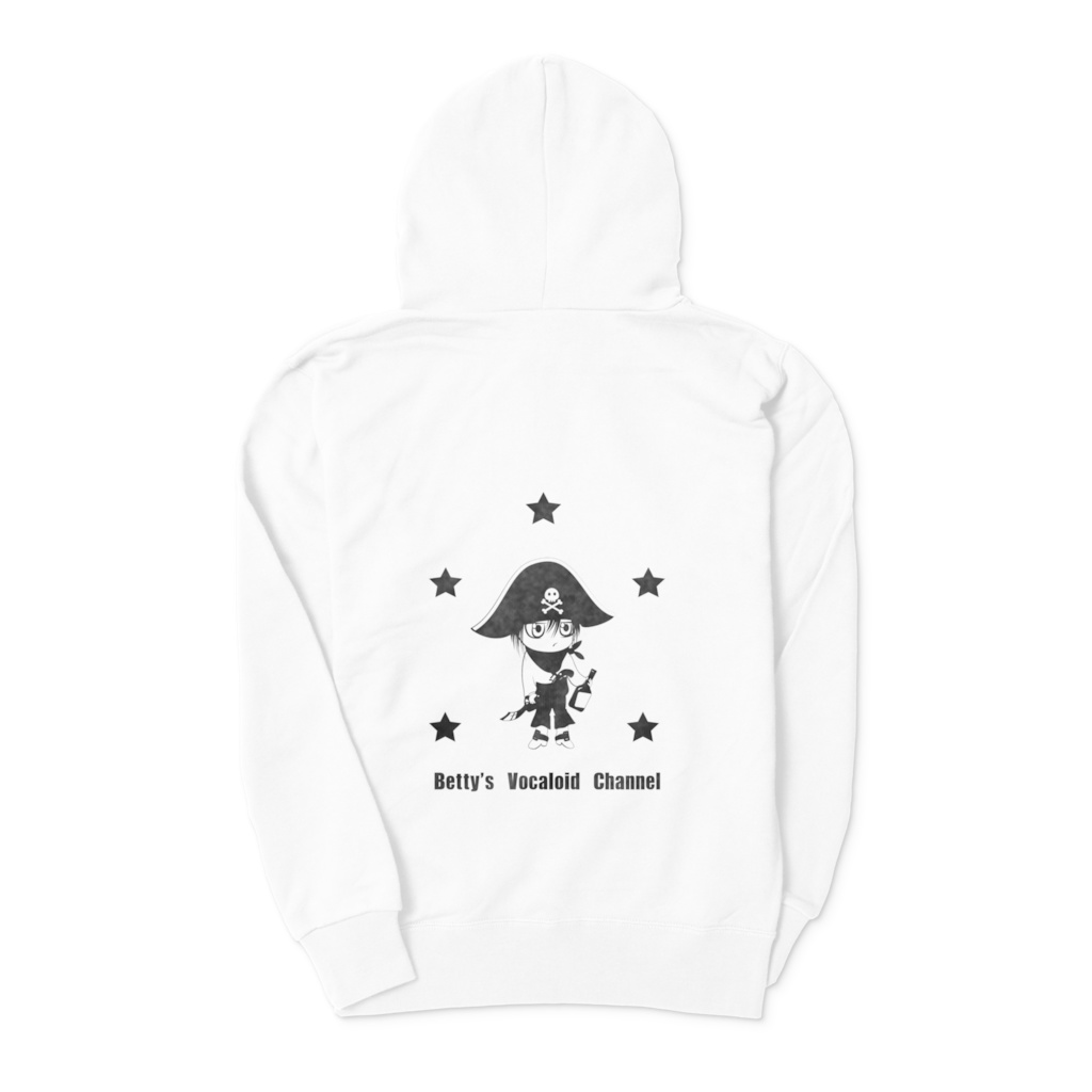 Betty's Vocaloid Channel - パーカー白