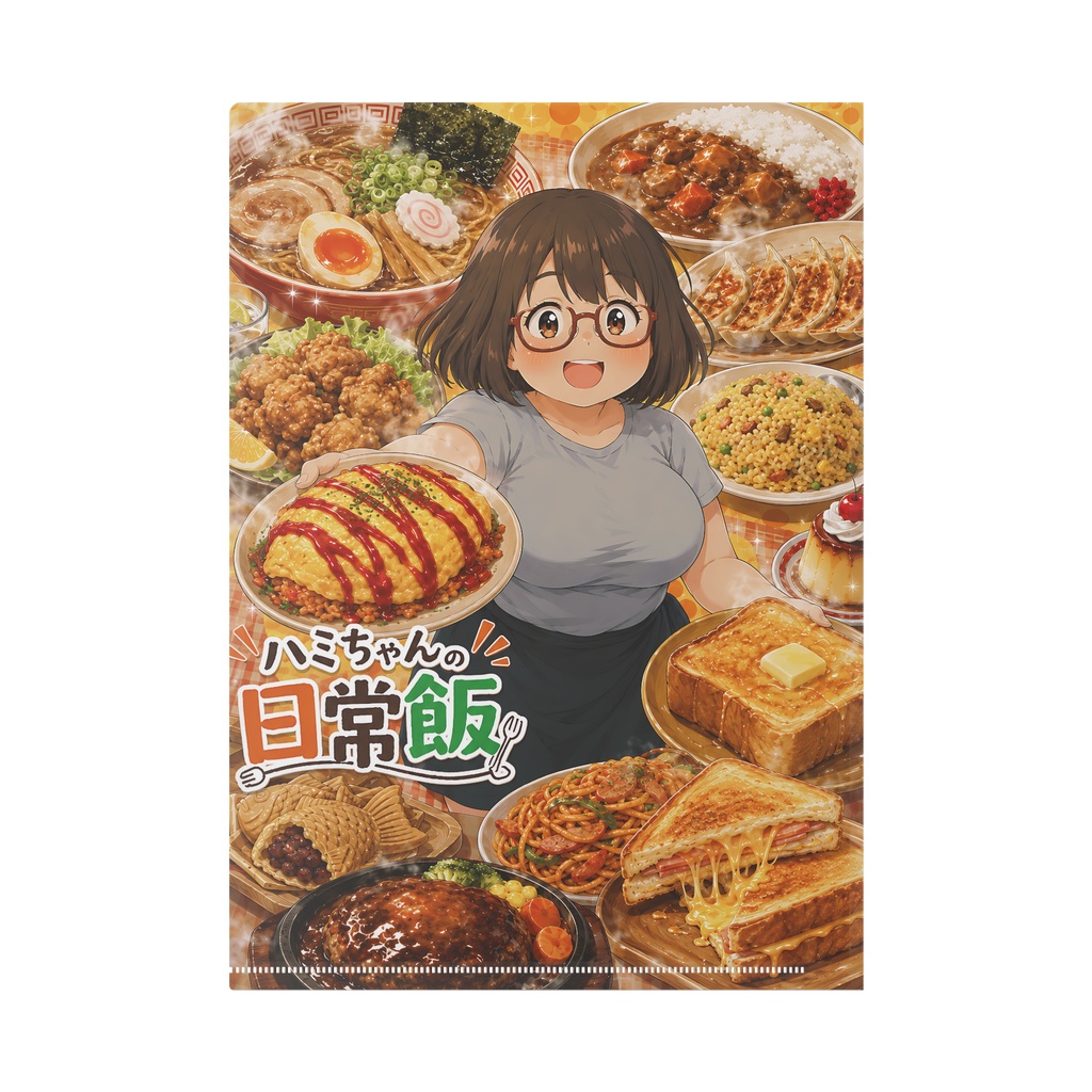 ハミちゃんの日常飯 A4クリアファイル ハミちゃん