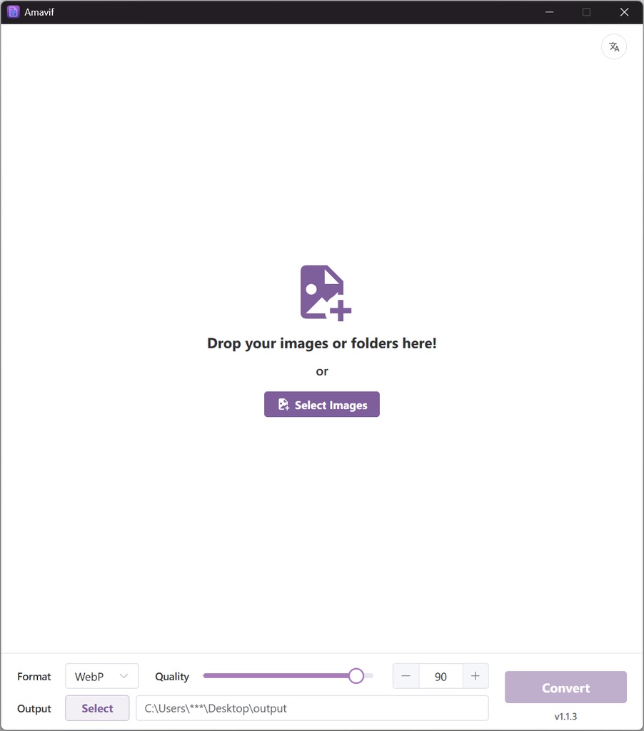 Amavif - フリーのWebP/AVIF変換アプリ