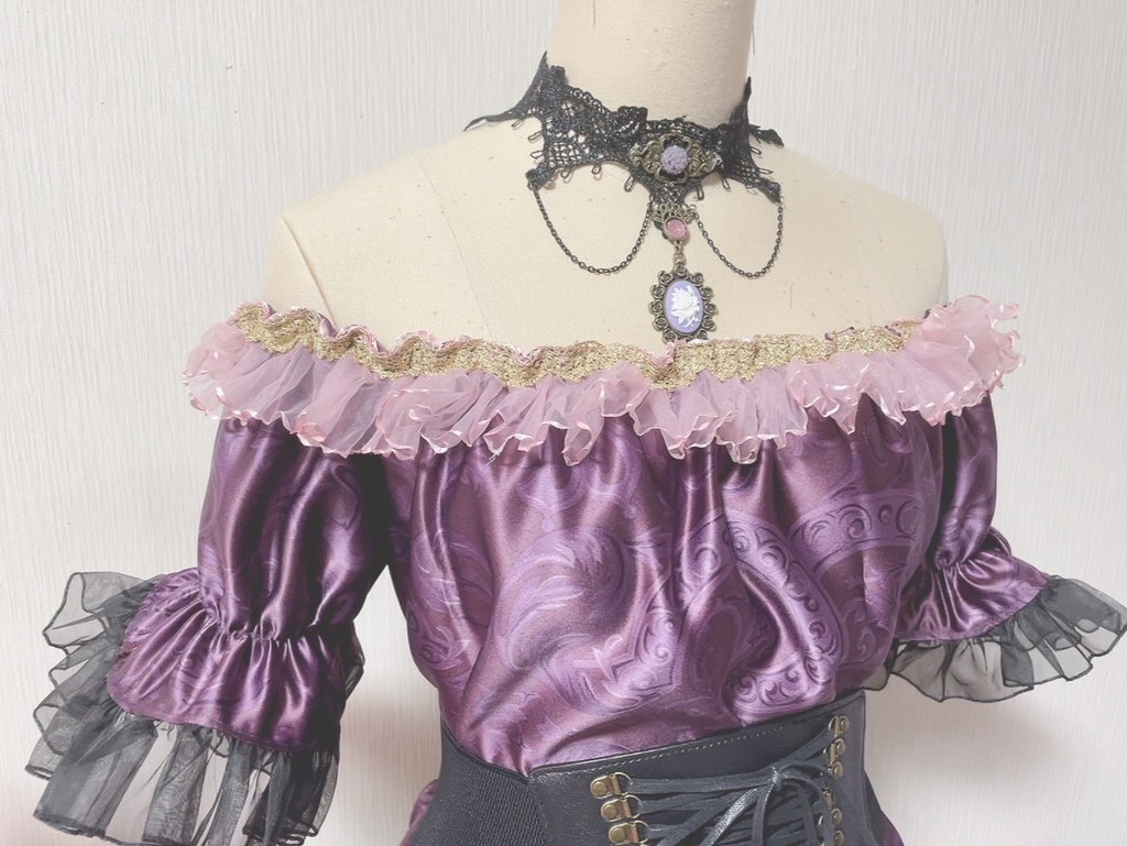 東方project アレンジ衣装 八雲紫 コスプレ衣装 フルセット