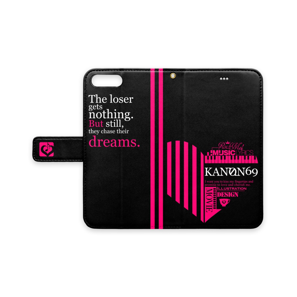 奏音69 手帳型iPhoneケース