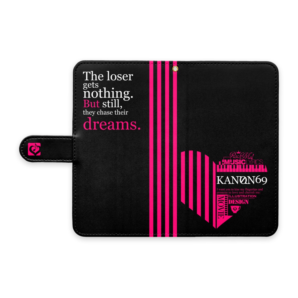 奏音69 手帳型Androidケース