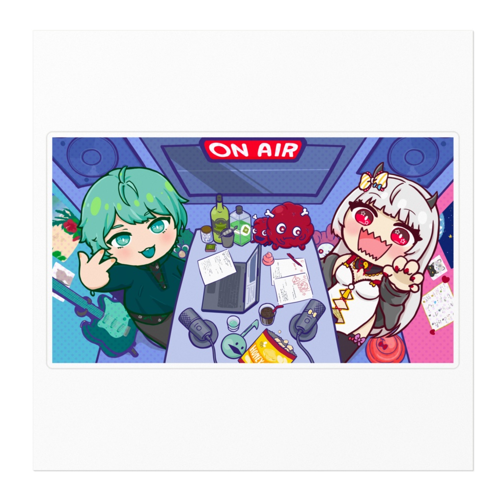 ラジオごっこサムネイルステッカー