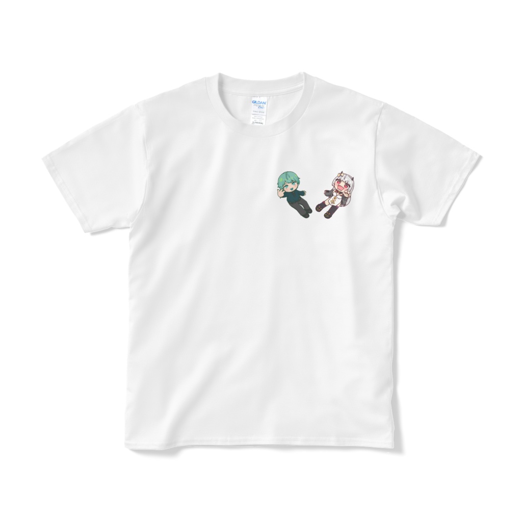 ラジオごっこTシャツホワイト　アニヒガ