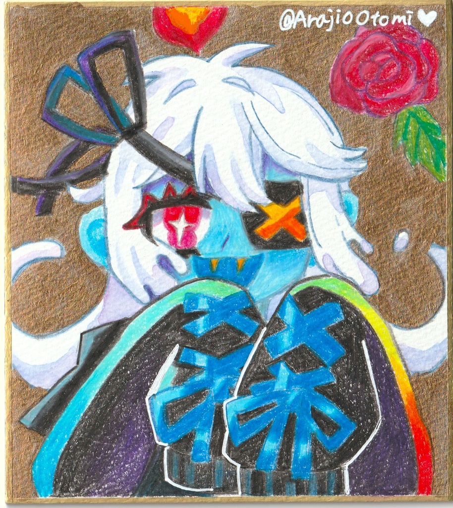 【アナログ原画】キャンドリーちゃん【寸松庵色紙】