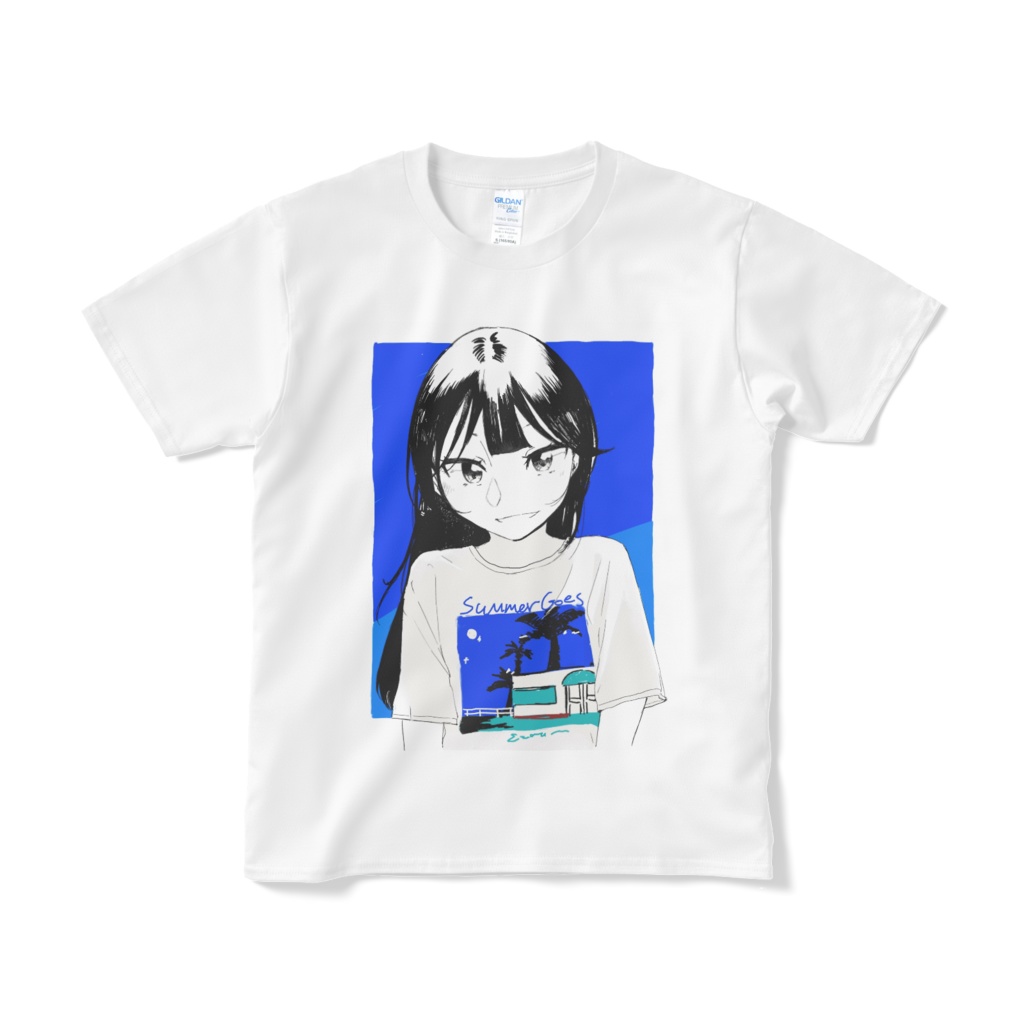 ユードットエフエム シヲリ イラストTシャツ