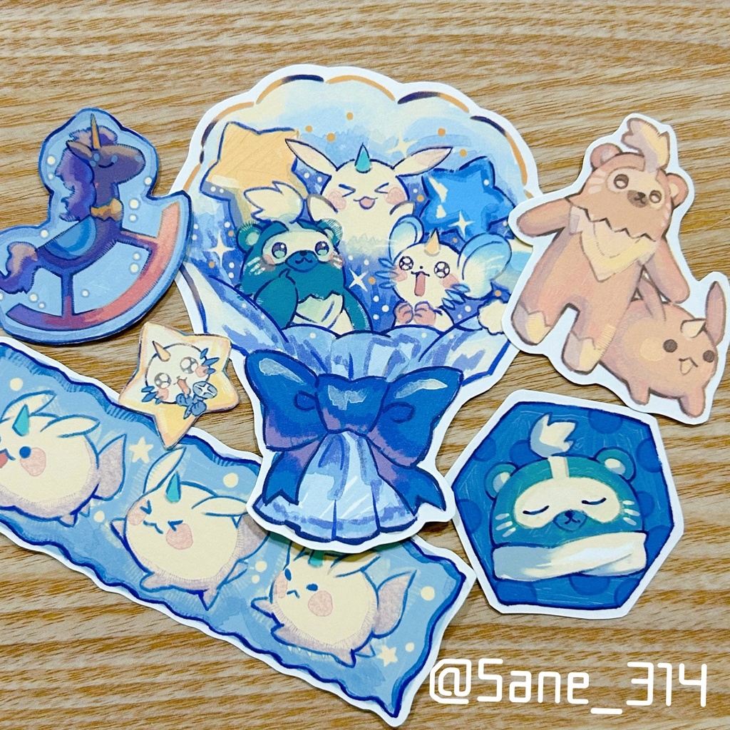 冬支度モンスターシール