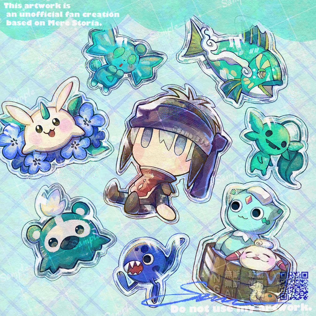 ぷっくり風クリアシール【エメラルド】