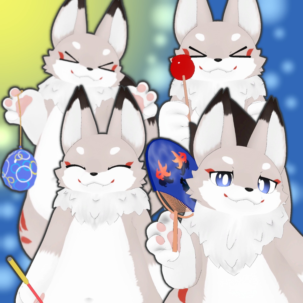 【MA対応・無料】フラット専用夏祭りアクセサリ