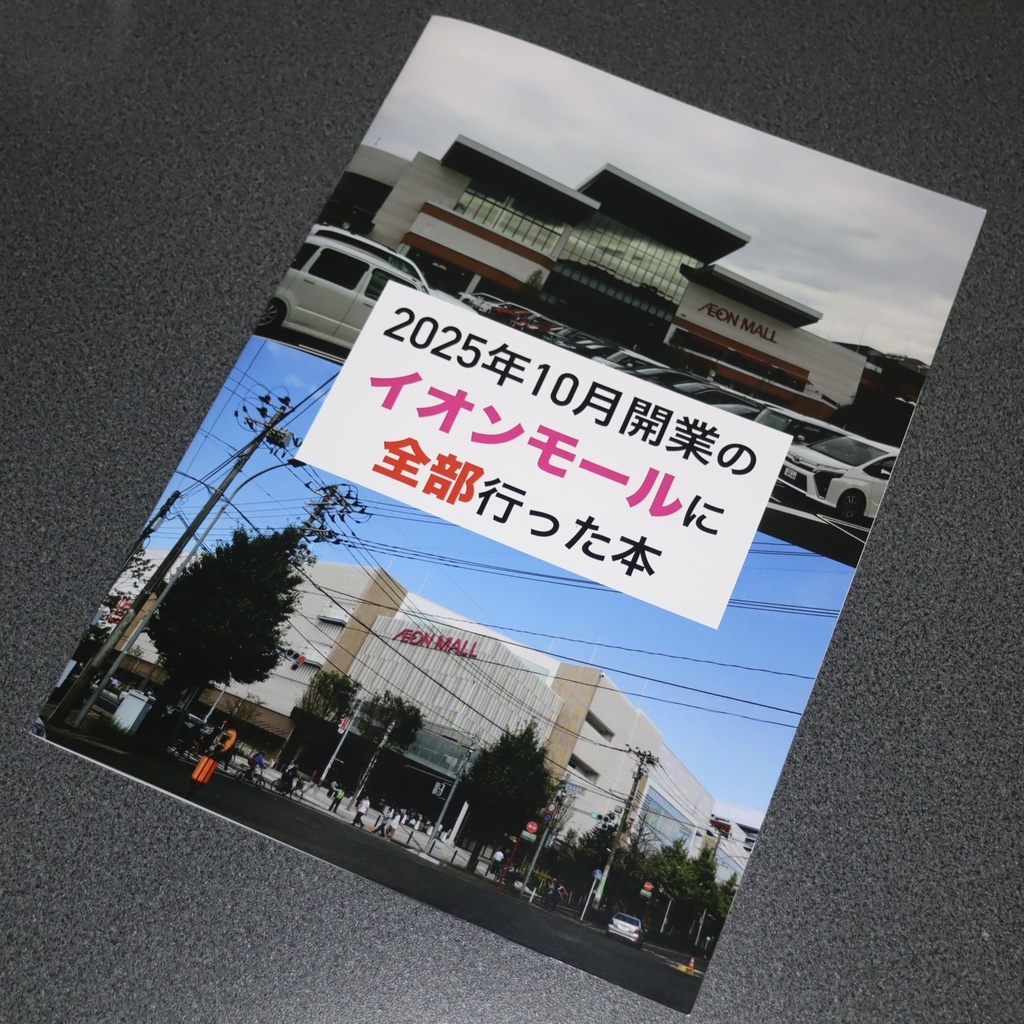 【自家通販】2025年10月開業のイオンモールに全部行った本