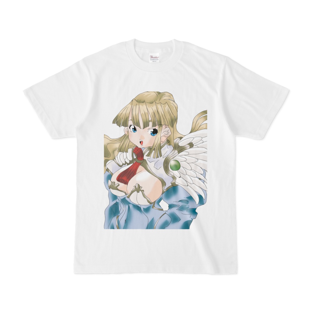 プリントTシャツ「水と光の少女騎士」