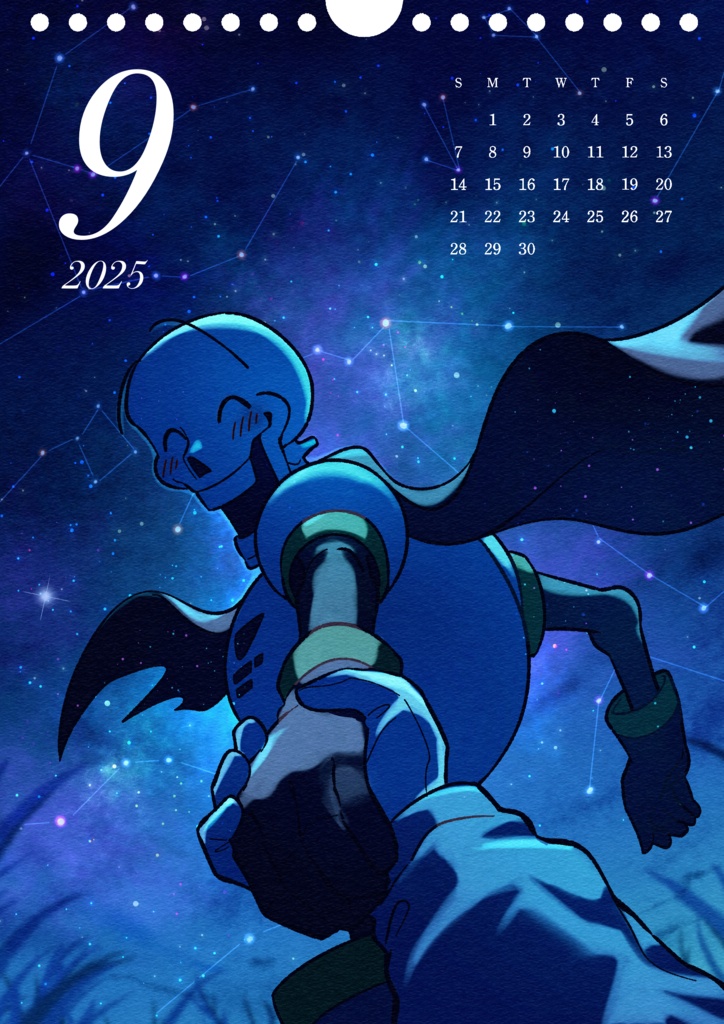 UNDERTALE Unofficial Calendar 2025