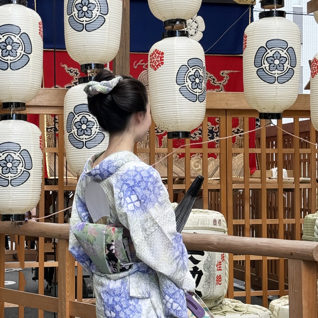 即納:「夏の移ろい」リバーシブル半幅帯 仕立て上がり