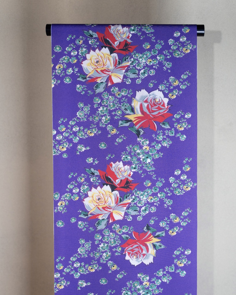 Vivid blossom 小紋反物