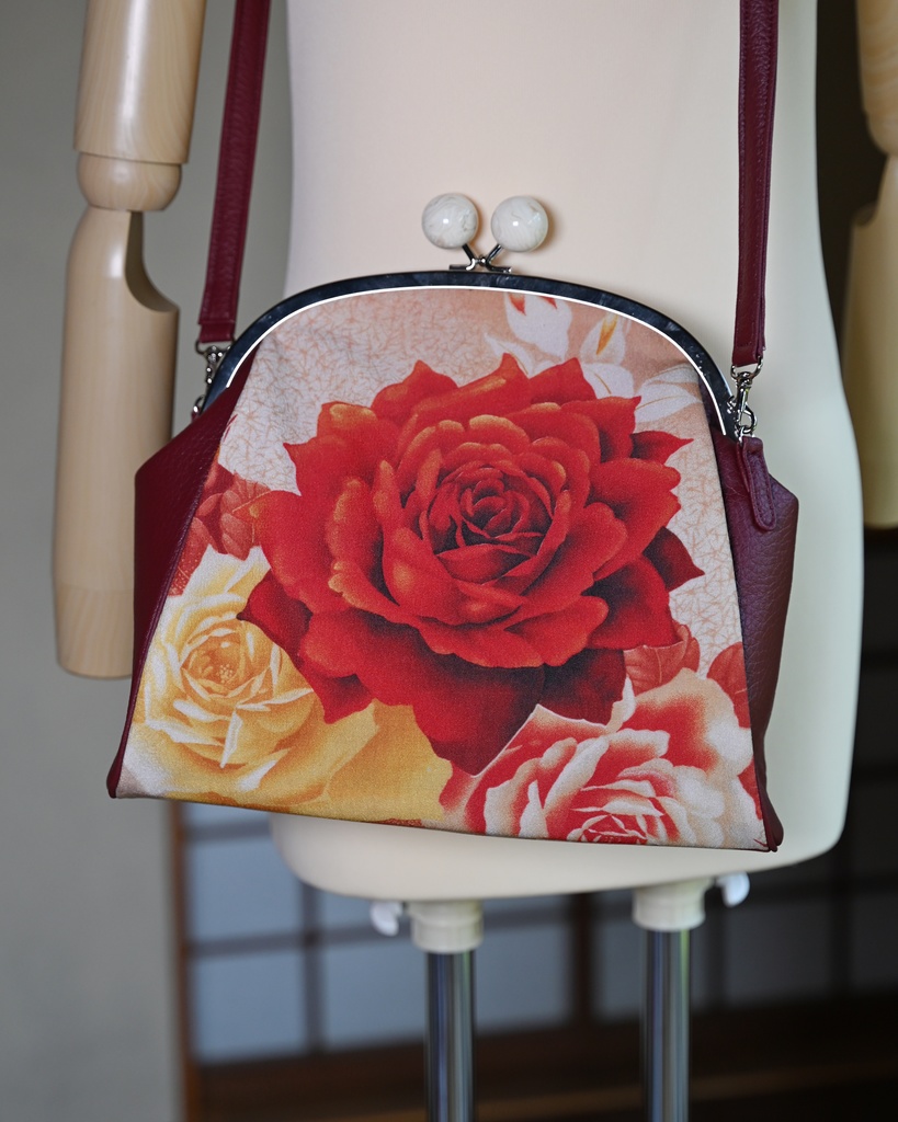 即納品:バラと果物 ショルダーバッグ