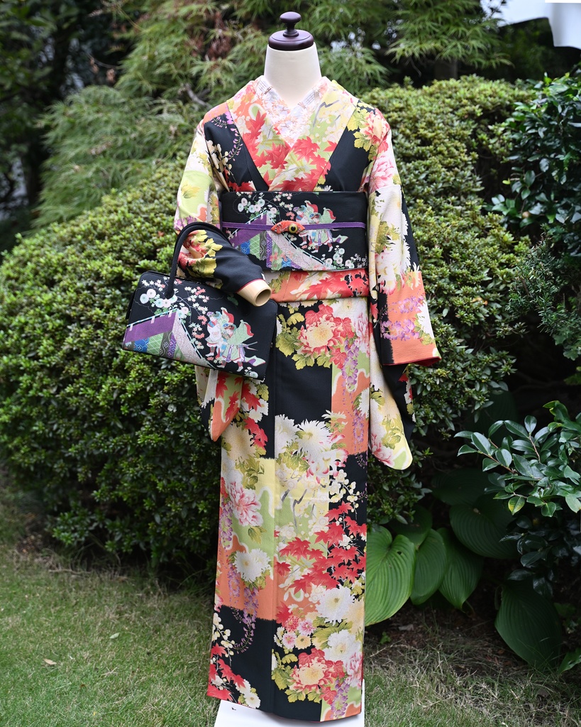 受注(7月末発送) 源氏物語 仕立て上がり名古屋帯