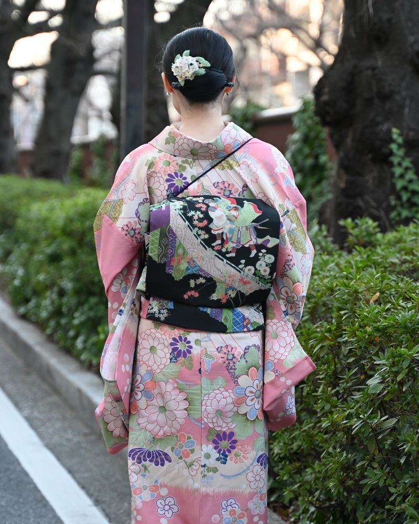 受注(7月末発送) 源氏物語 仕立て上がり名古屋帯