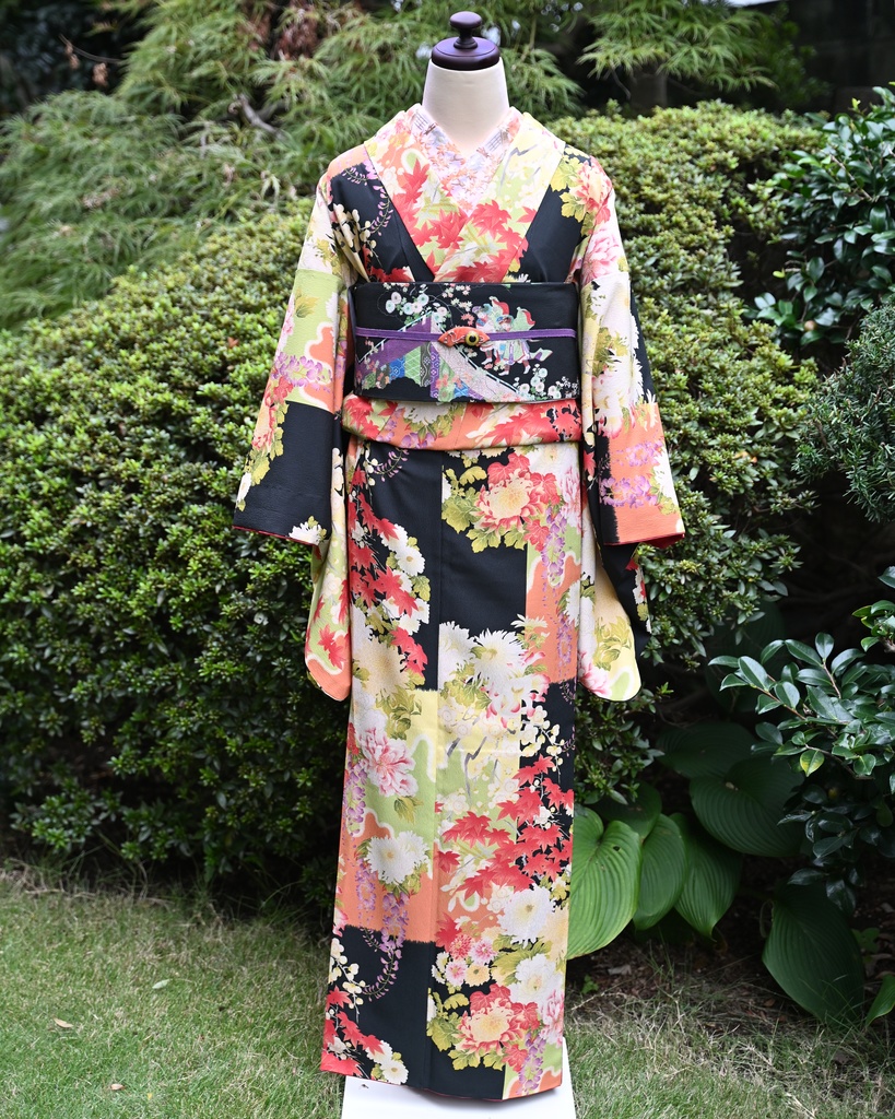 受注(7月末発送) 源氏物語 仕立て上がり名古屋帯
