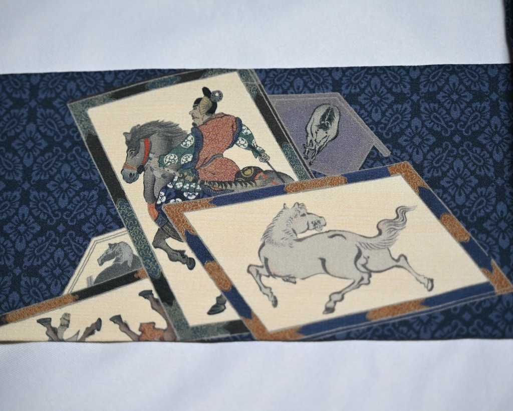 11/8販売開始: 馬九行久 仕立て上がり名古屋帯