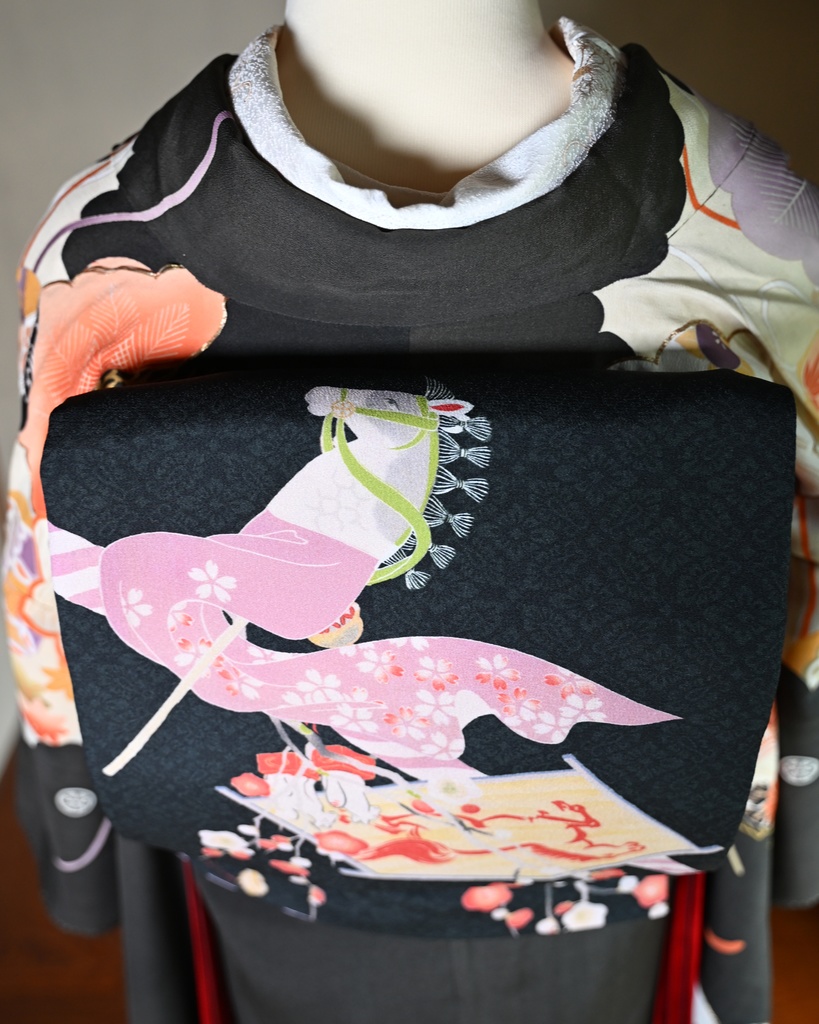 初詣  仕立て上がり名古屋帯