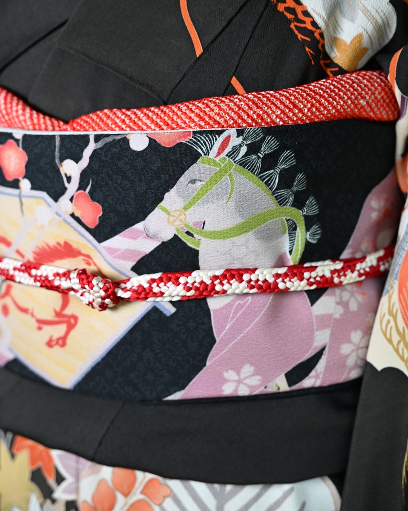 初詣  仕立て上がり名古屋帯