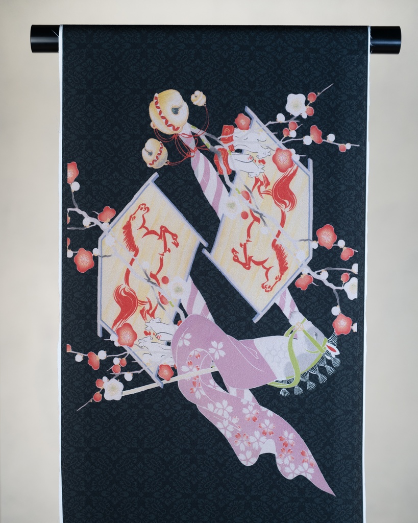 初詣  仕立て上がり名古屋帯