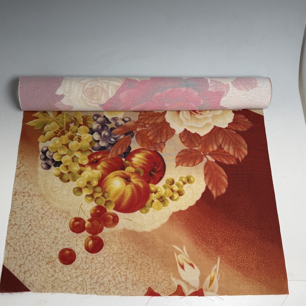 即納：薔薇に果物　帯反